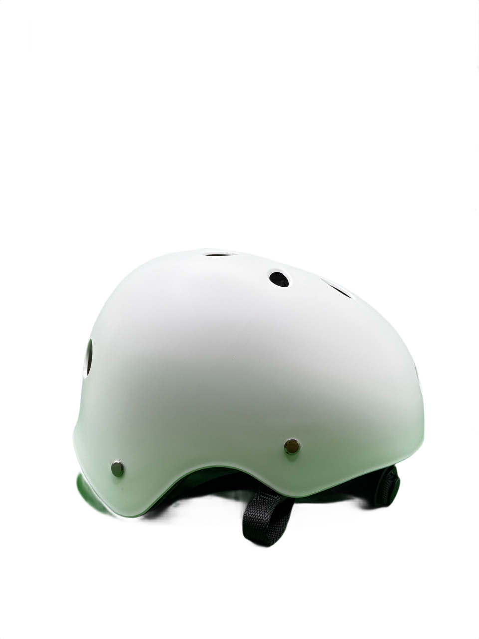 L ზომის თეთრი მრავალპუნქტიანი ჩაფხუტი [123]