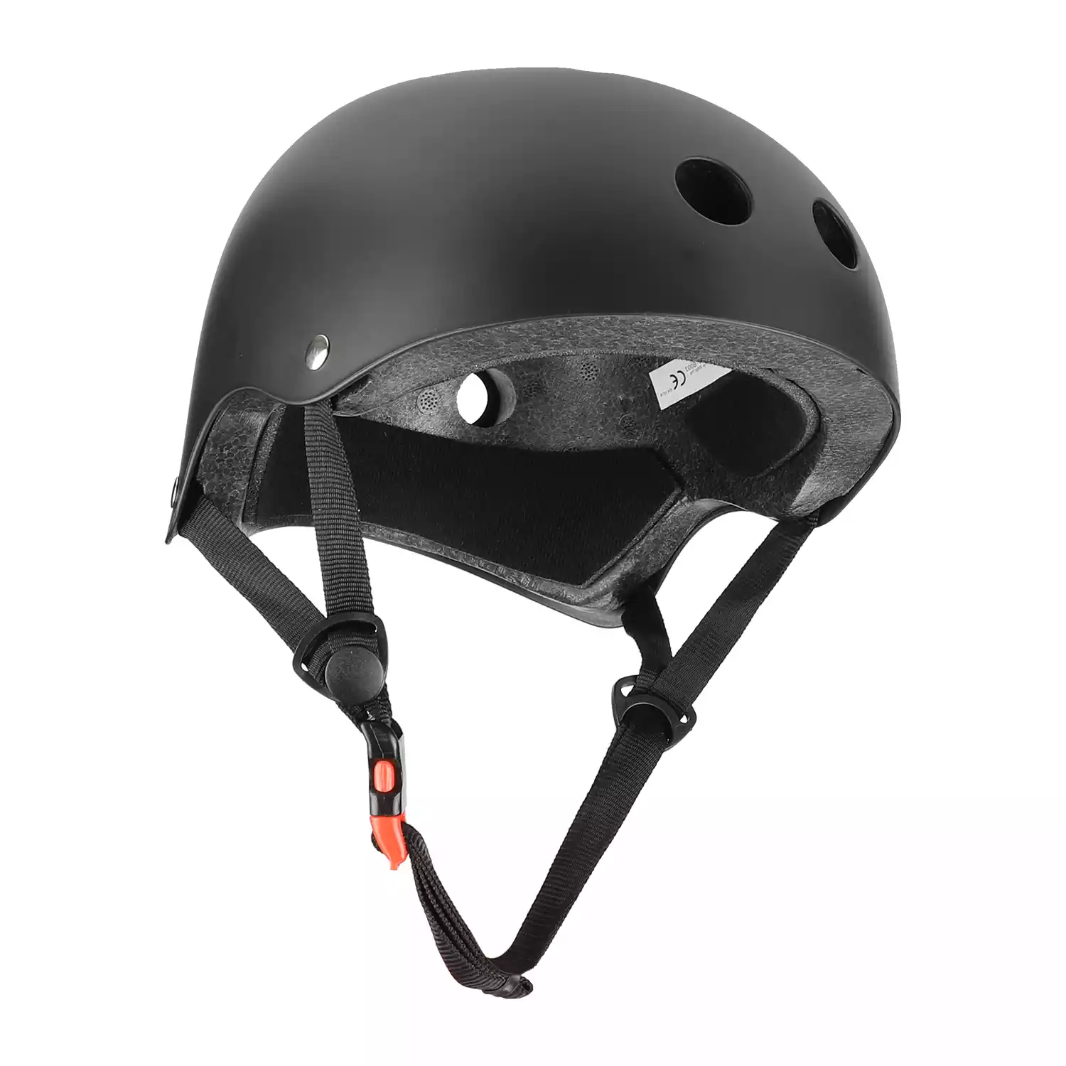 S ზომის შავი მრავალპუნქტიანი ჩაფხუტი [128]